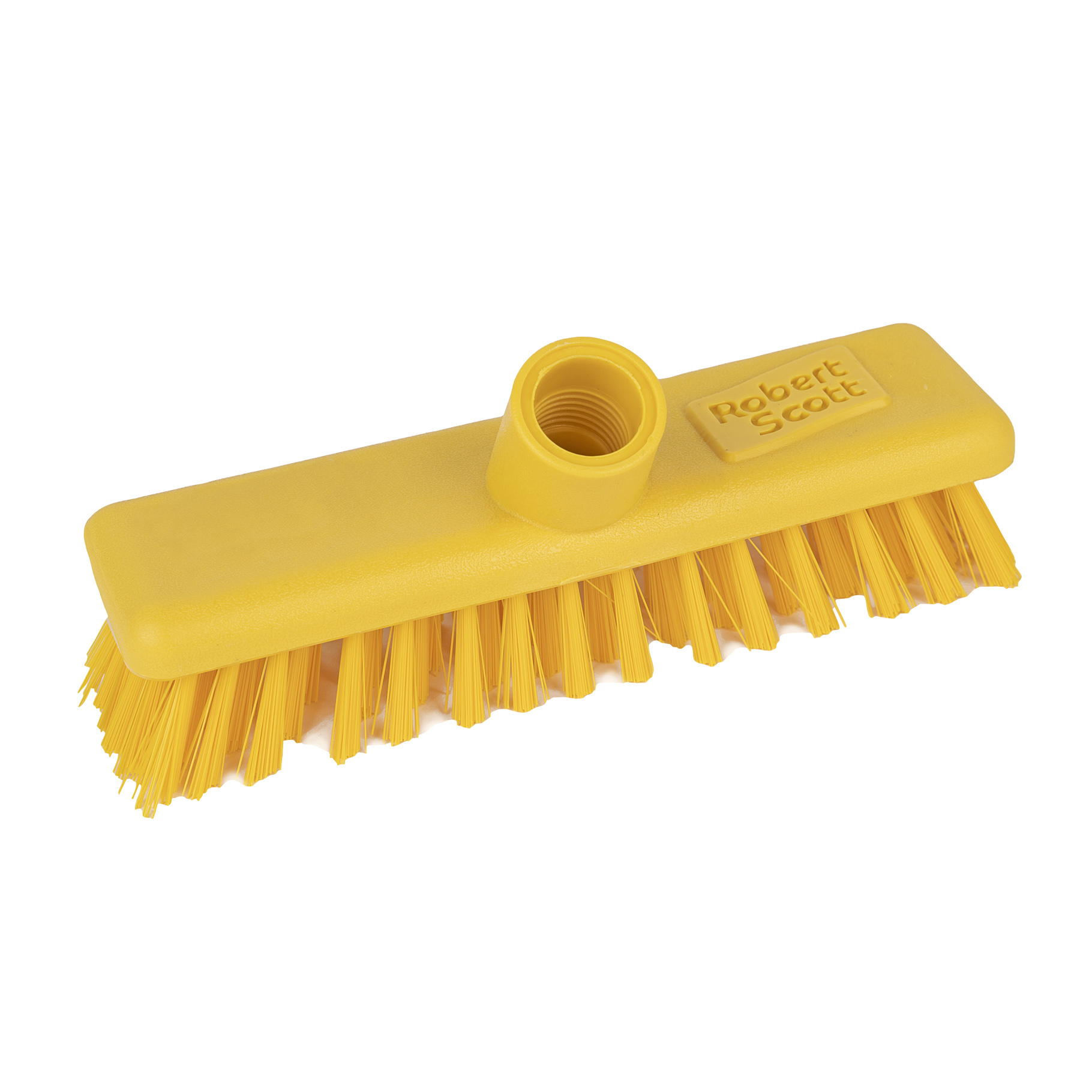 RS 102854 Abbey 23cm Hygiene Deck Scrub, YELLOW