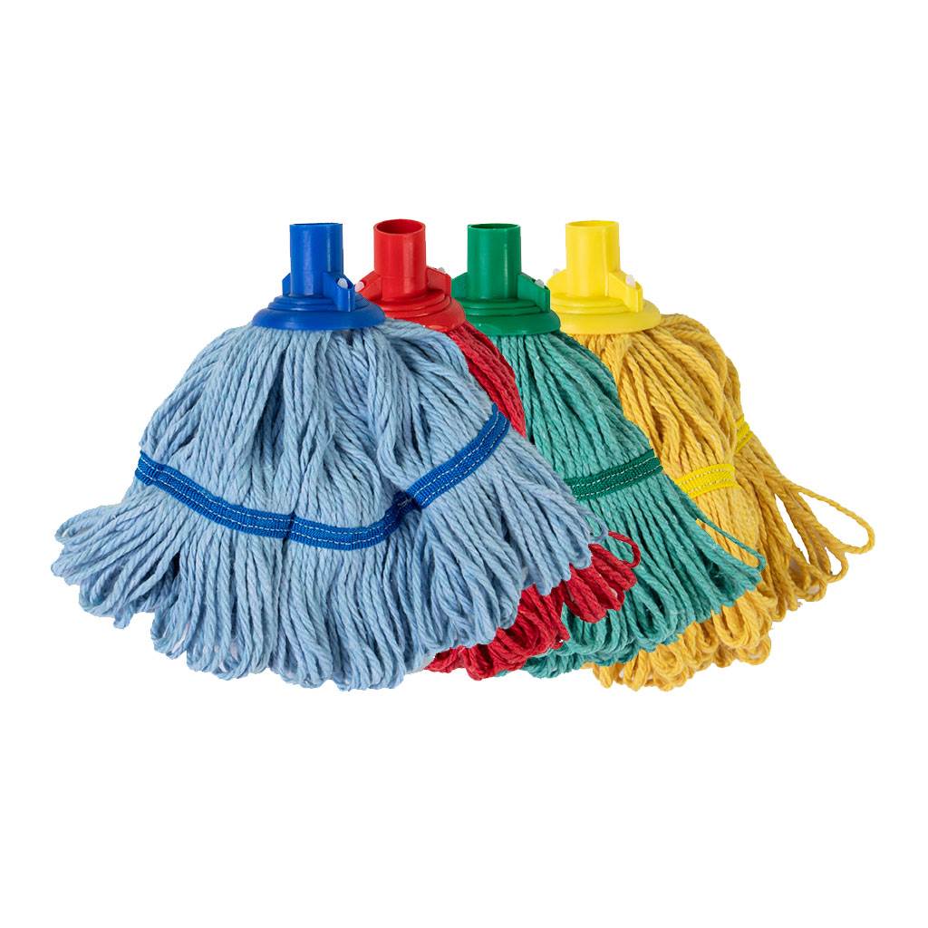 RS 103022R Biofresh T1 Socket Mop Head, Full Colour Coded, 200g, RED