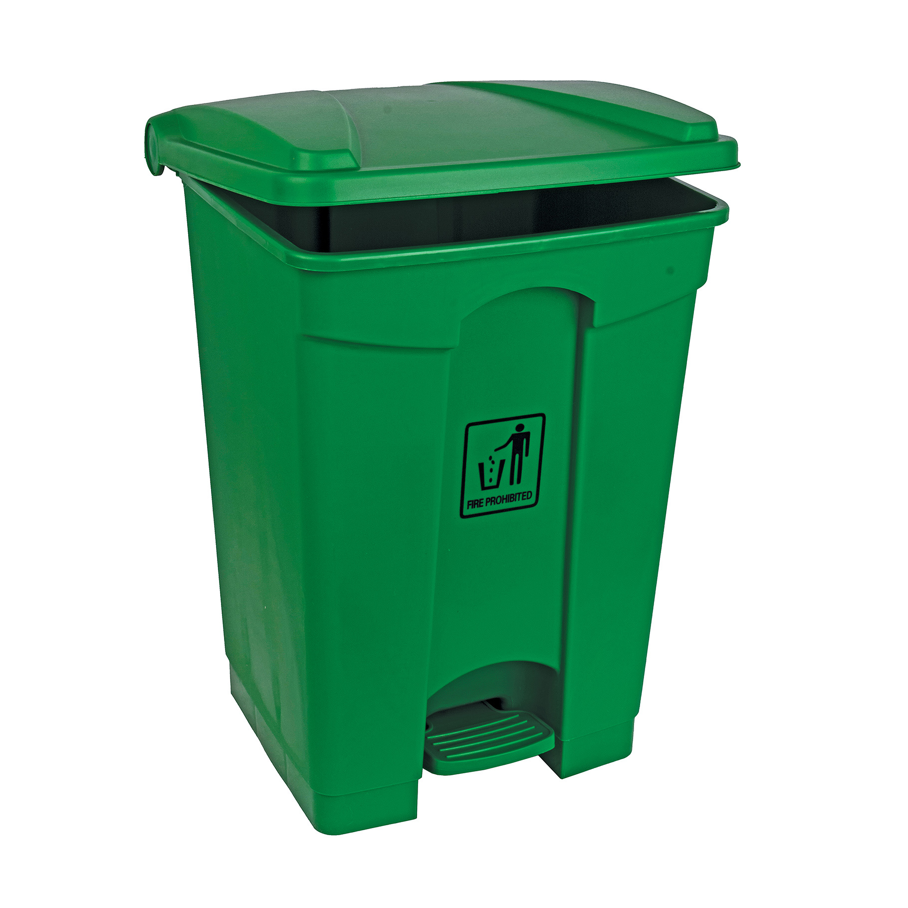 GREEN 45L Pedal Bin