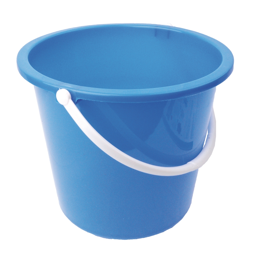 Robert Scott 10 Litre Round Homeware Bucket - Blue