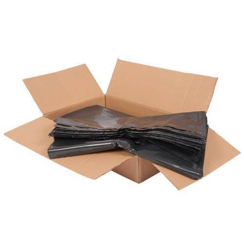 Black Compactor Sacks CHSA Approved Heavy Duty 18kg, 100 per box, 18x33x46"