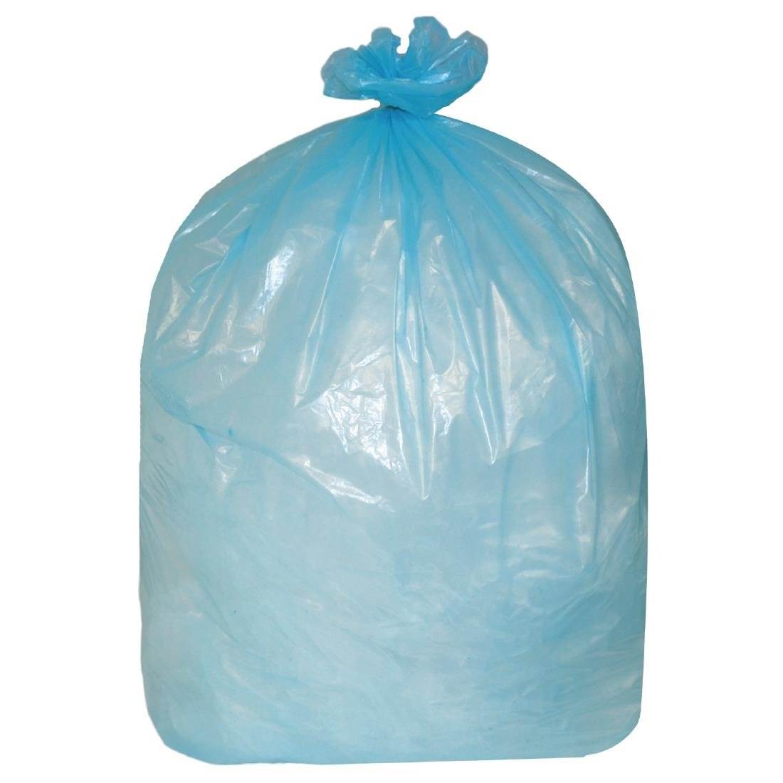 200x Blue Refuse Sacks Bags, 140g, 10kg, BLD3