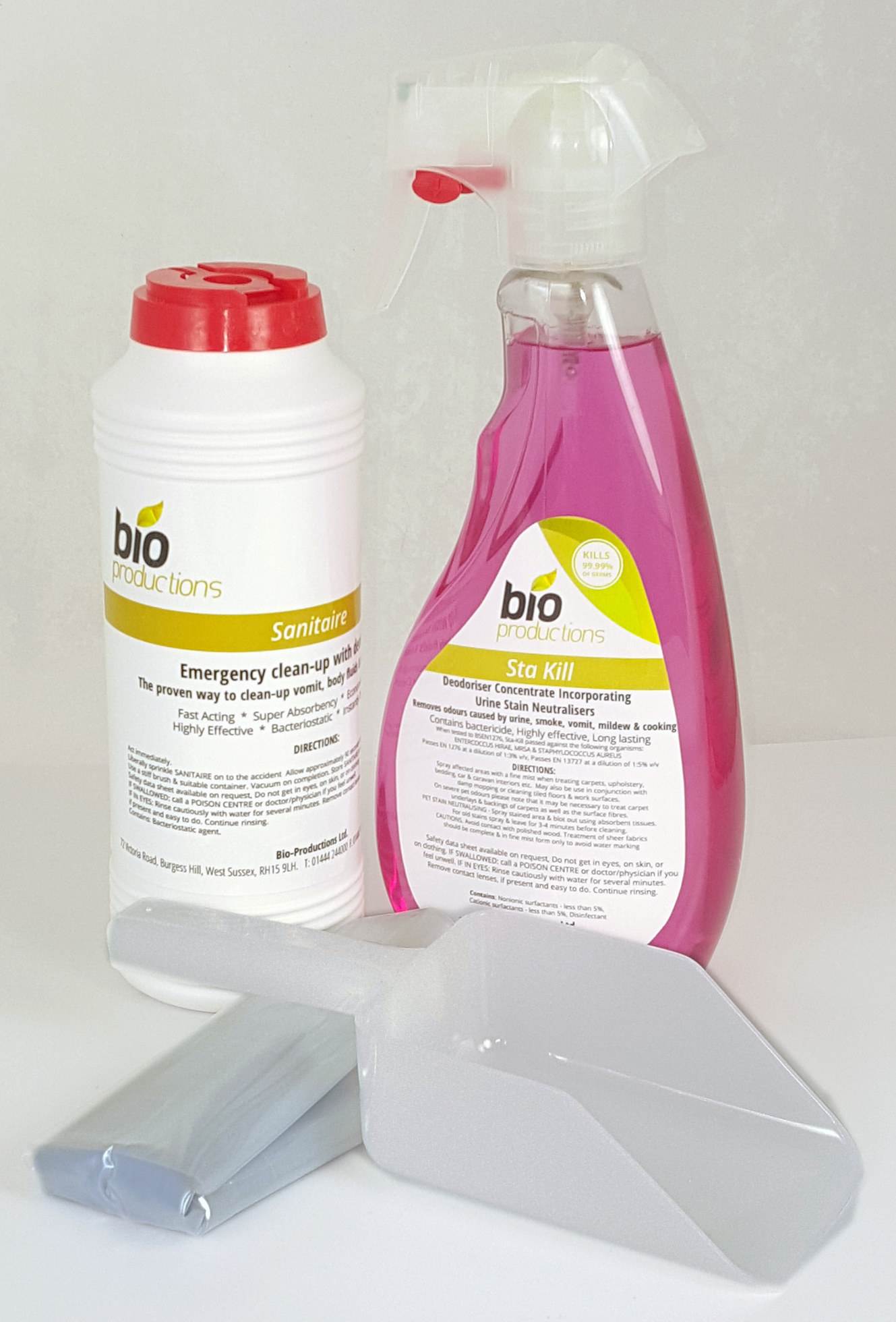 Sanitaire Clean Up Kits
