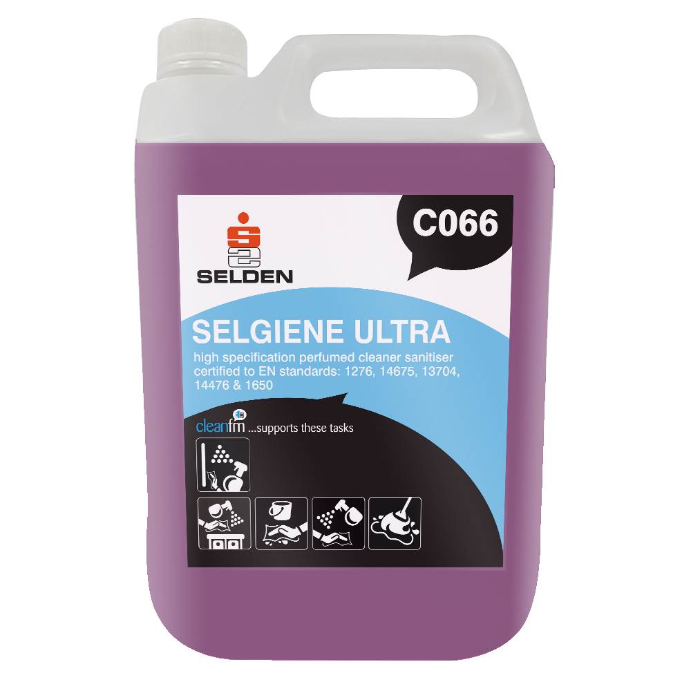 SELDEN SELGIENE ULTRA C066, Virucidal Cleaner Sanitizer, 5 Litre