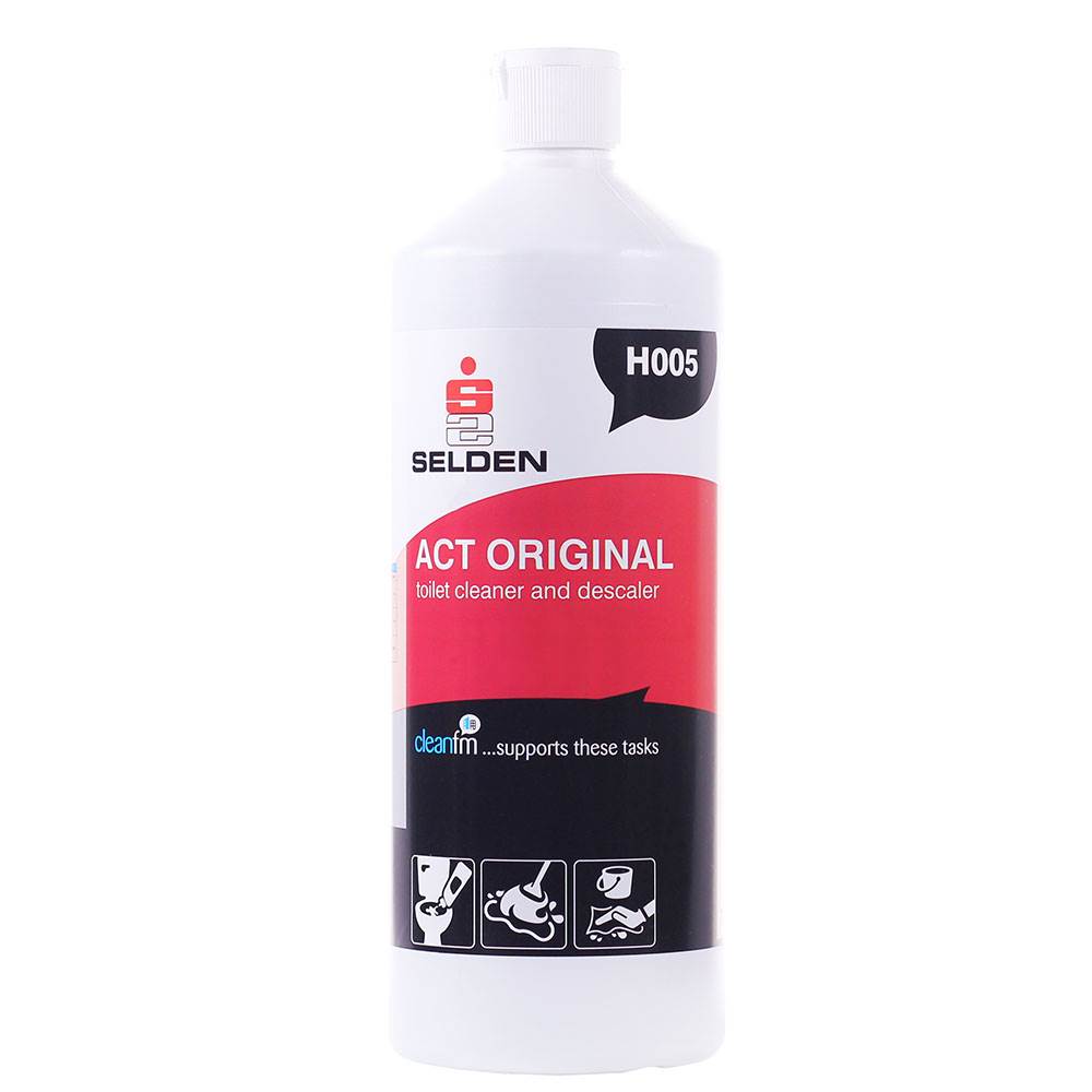 SELDEN H005, ACT TOILET CLEANER, 1 LITRE