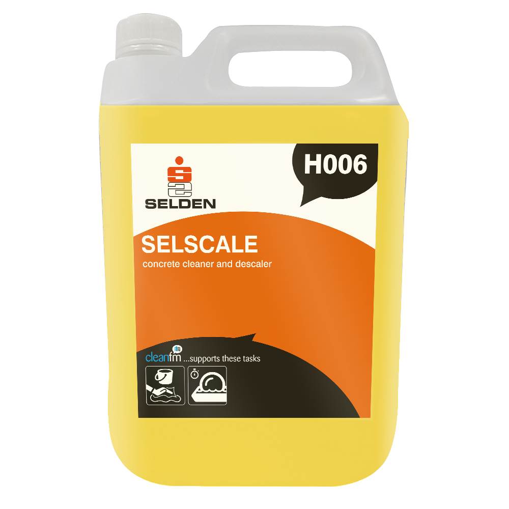 SELDEN H006, SELSCALE, CONCRETE CLEANER, 5 Litre