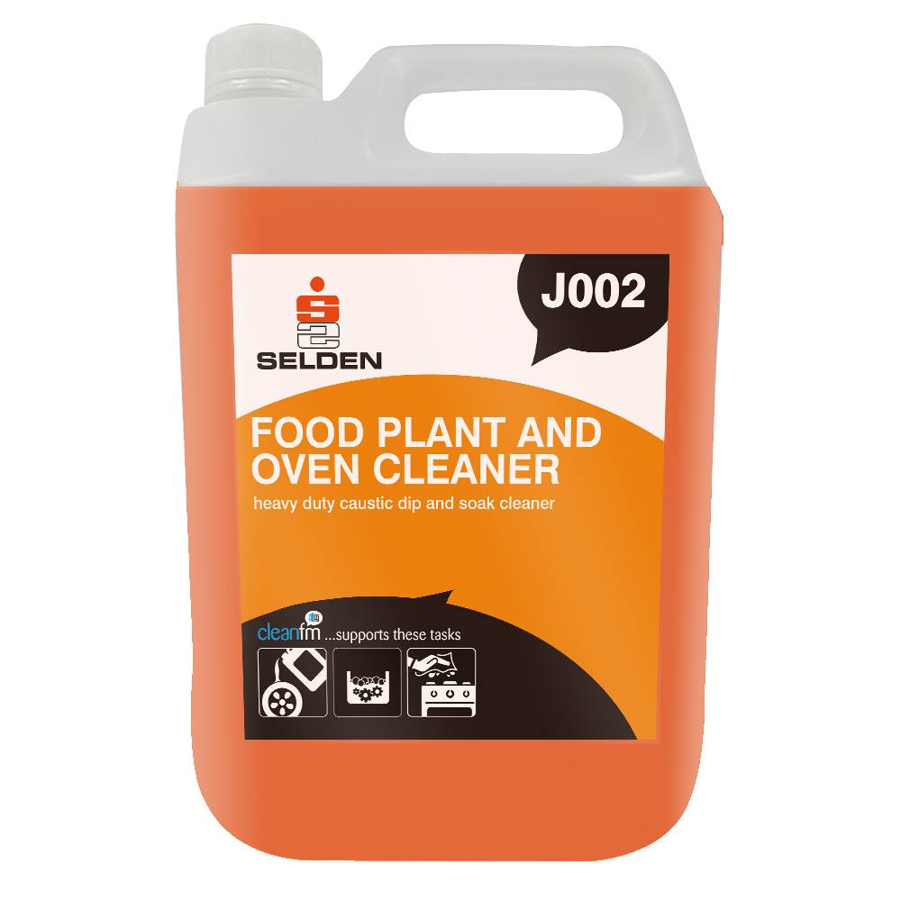 SELDEN J002, FOOD PLANT AND OVEN CLEANER, 5 LITRE