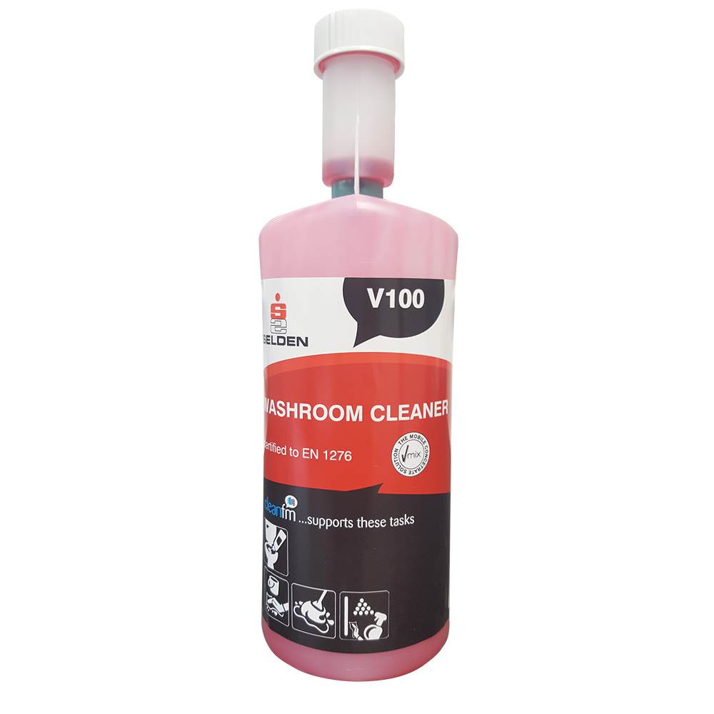 SELDEN V100, WASHROOM CLEANER CONCENTRATE, 1 LITRE