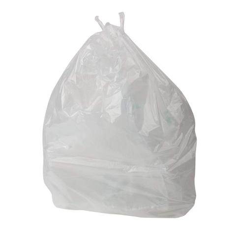 1000 x Square White Bin Liners Flat Packed, SQU1