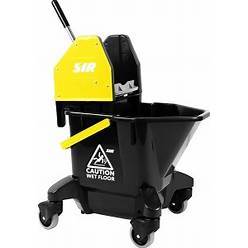 SYR BUCKET WITH COLOUR CODED WRINGER YELLOW S0332294