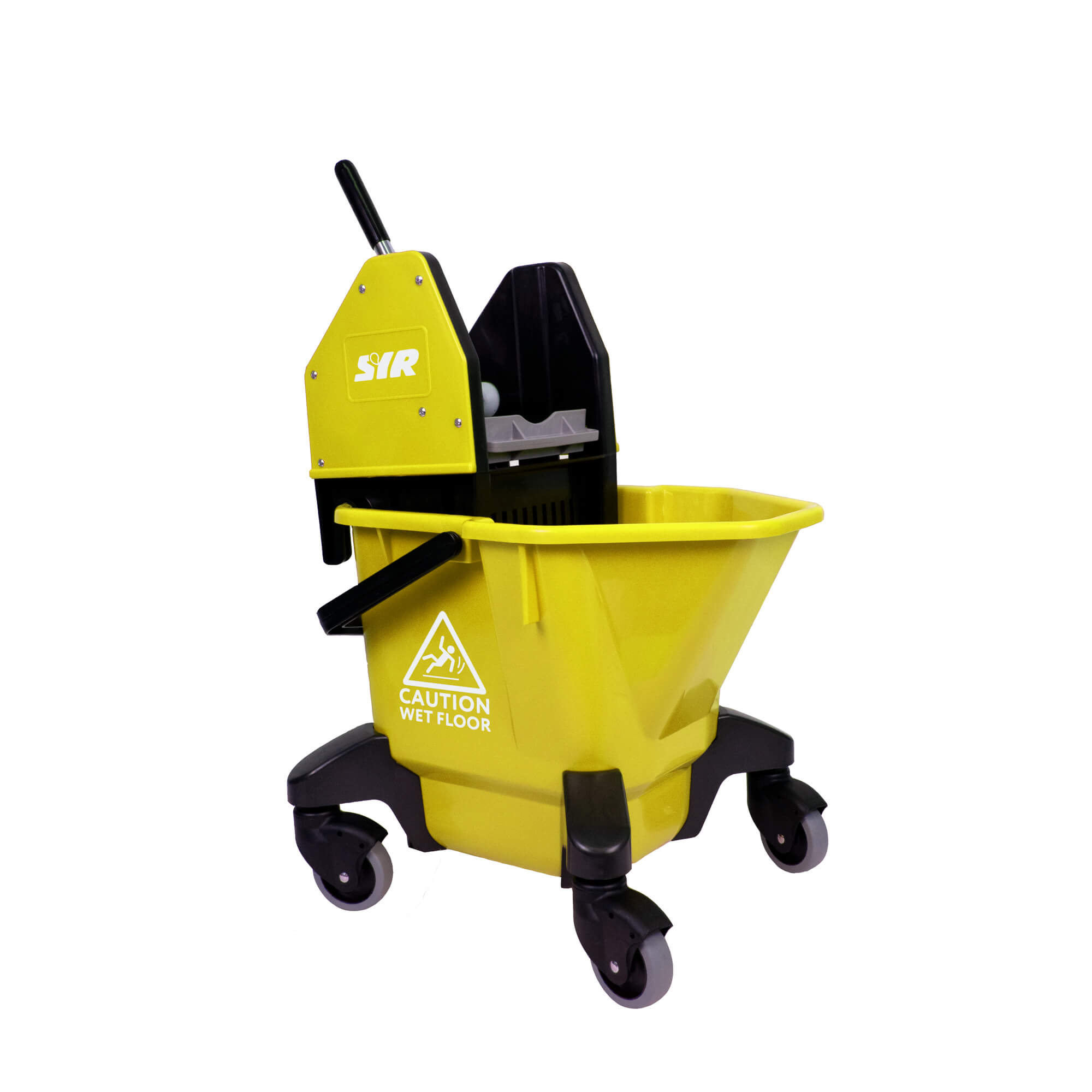 SYR BUCKET WITH COLOUR CODED WRINGER YELLOW S0332294