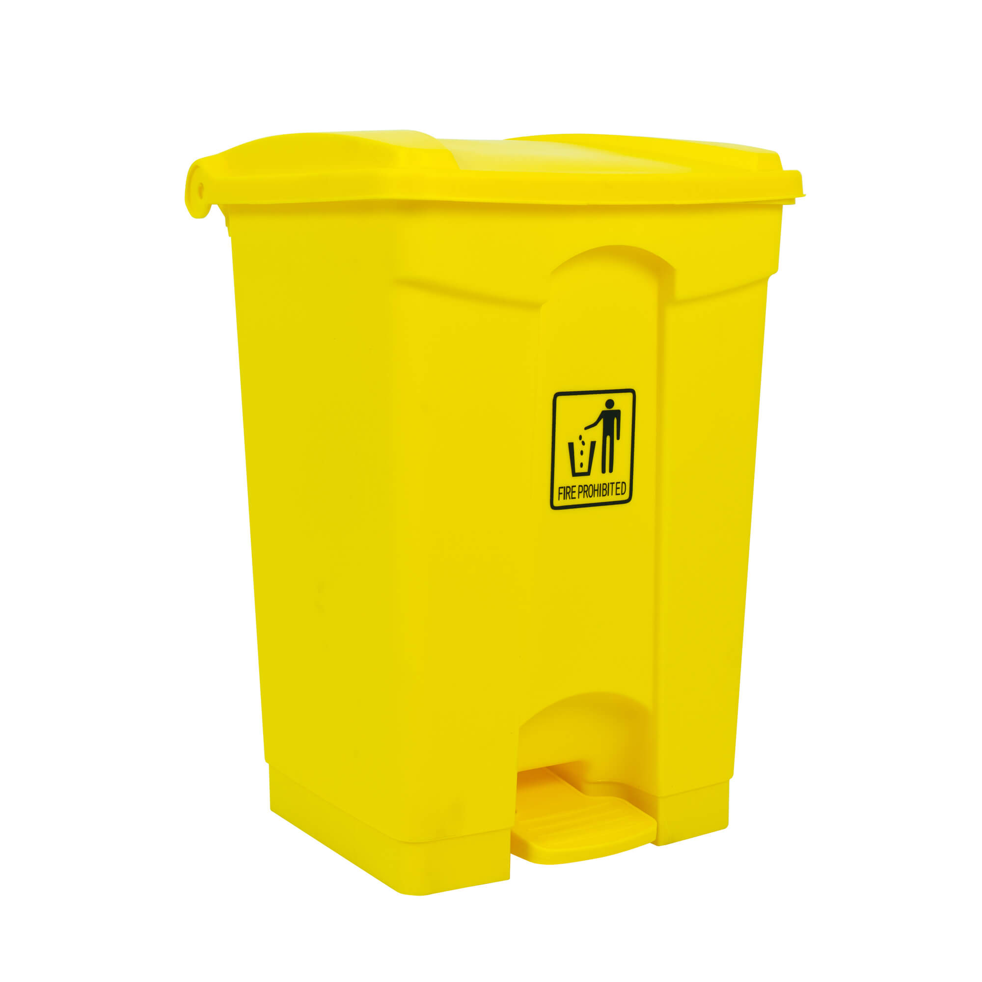 SYR 45 Litre Pedal Bin - Yellow