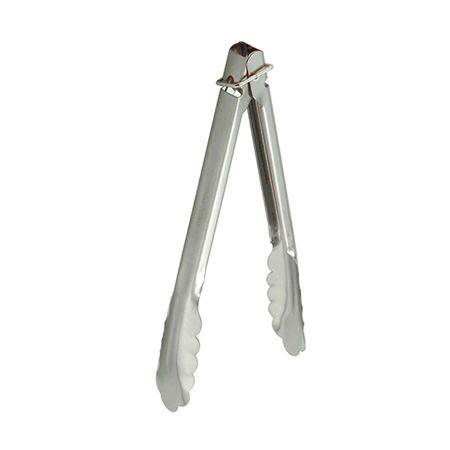 Stainless Steel Tongs 9"