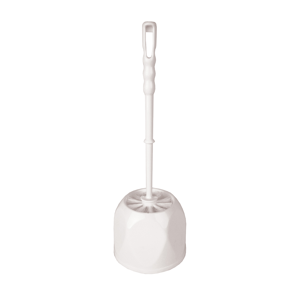 OPEN TOILET BRUSH & HOLDER - WHITETOILETBR