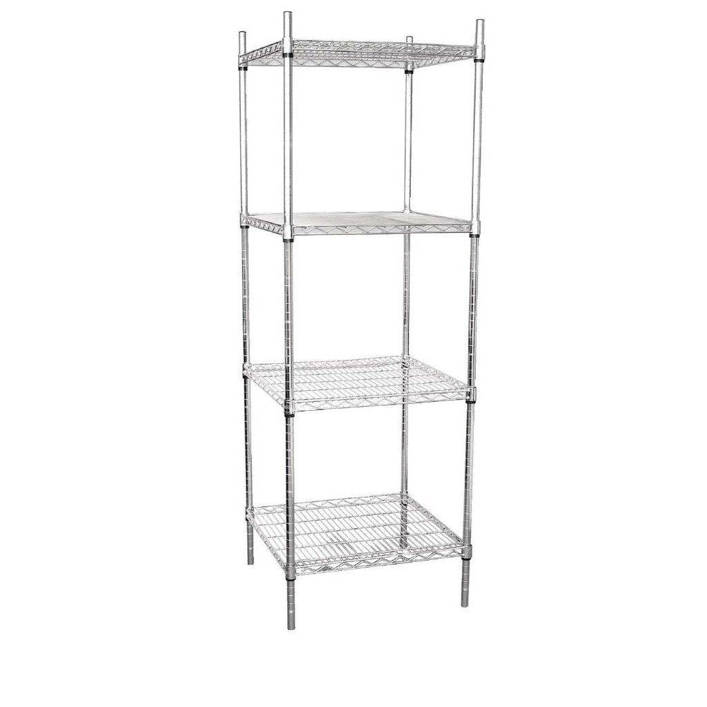 VOGUE 4 TIER WIRE TOWER UNIT1830(H) x 610(W) x 610(D)mmU884