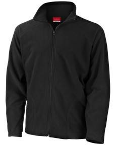 RESULT CORE MENS MICRO FLEECE JACKETBLACK - MEDIUMWW-FJBM