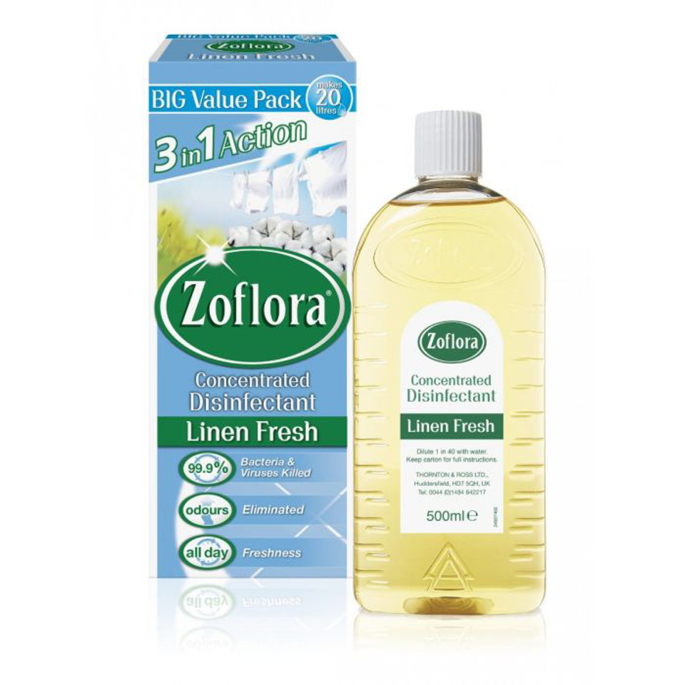 Zoflora Concentrated Disinfectant - 500ML (Pack of 3)