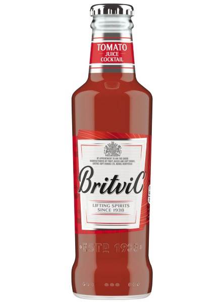 Britvic Tomato Juice Bottles 24x200ml