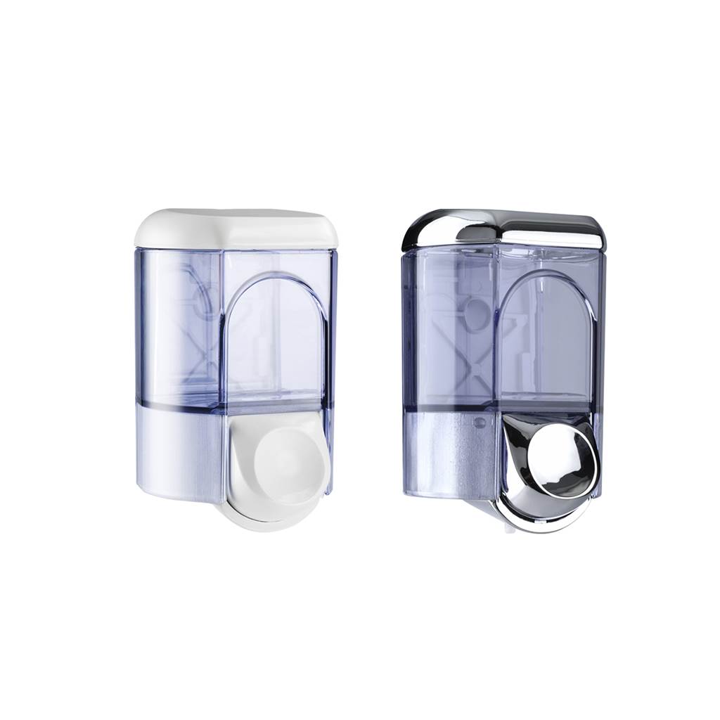 0.35L White & Transparent Soap Dispensers x 12