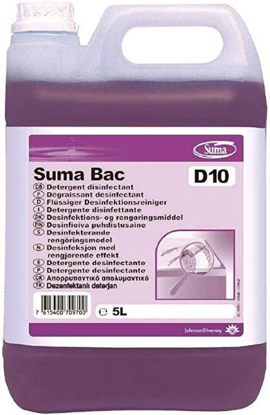 J.D - Suma D10 Disinfectant, 2x5 Litre